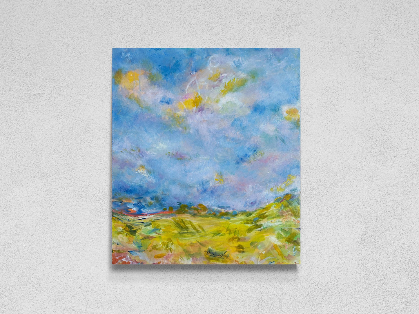 Sel & Lumiere I. 2024. Colorful Abstract Landscape. Bright Gallery Wall Art. Desert Inspired Art.