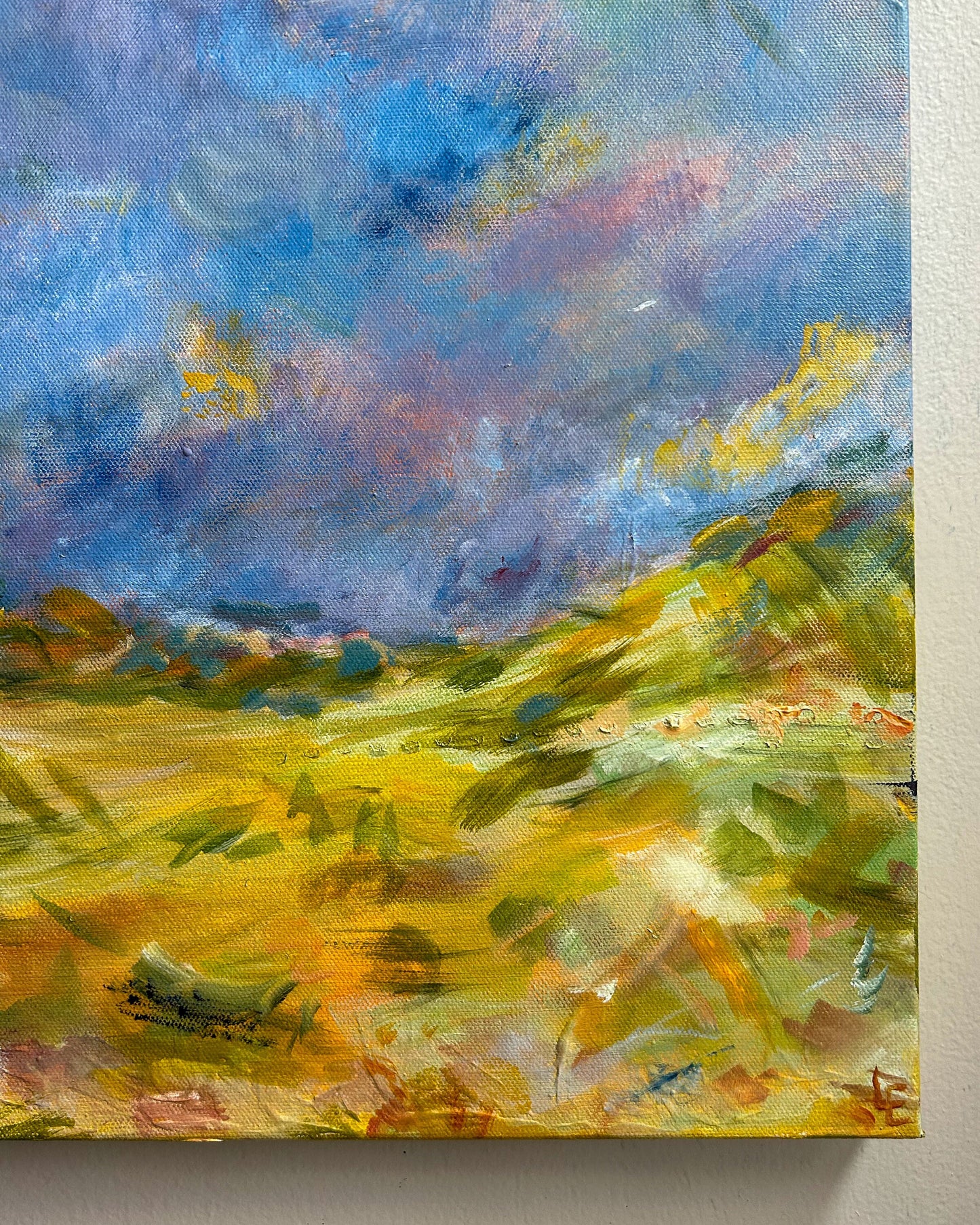 Sel & Lumiere I. 2024. Colorful Abstract Landscape. Bright Gallery Wall Art. Desert Inspired Art.