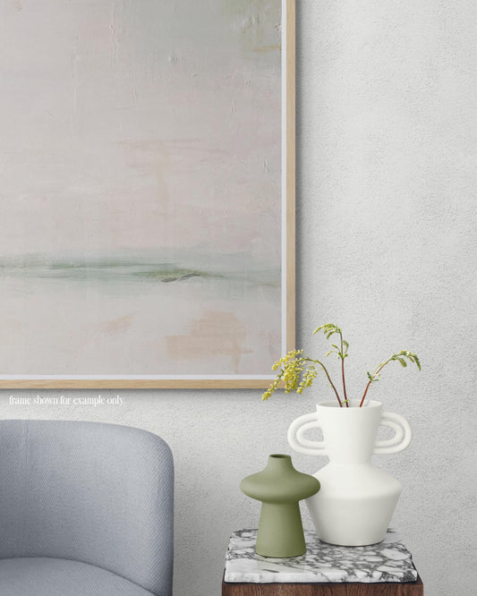 Celia. Neutral Abstract Painting. Acrylic on Canvas. Light Colored Wall Art. Cream colored Painting. Pastel Palette.